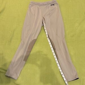 Kerrits Girls Tan Riding Equestrian Leggings Size L